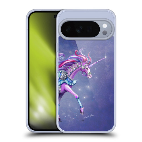 Rose Khan Unicorns Purple Carousel Horse Soft Gel Case for Google Pixel 10 Pro XL