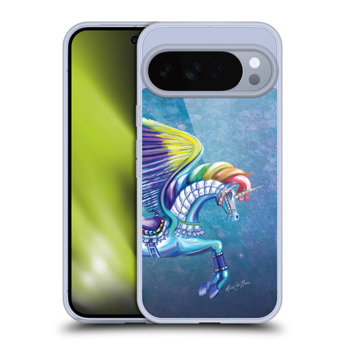 Rose Khan Unicorns Rainbow Carousel Horse Soft Gel Case for Google Pixel 10 Pro XL