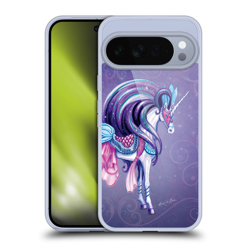 Rose Khan Unicorns White And Purple Soft Gel Case for Google Pixel 10 Pro XL