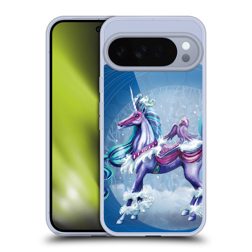 Rose Khan Unicorns Winter Blue Soft Gel Case for Google Pixel 10 Pro XL