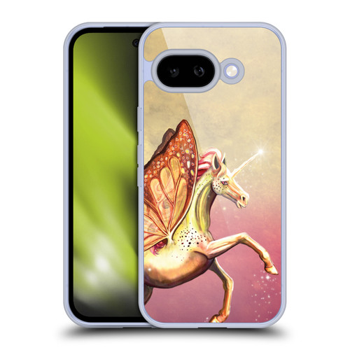 Rose Khan Unicorns Orange Tiger Lily Soft Gel Case for Google Pixel 9A