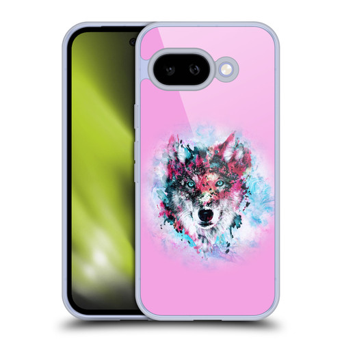 Riza Peker Animal Abstract Wolf Art Soft Gel Case for Google Pixel 9A