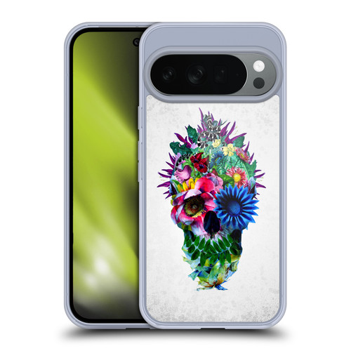 Riza Peker Skulls 5 Floral Soft Gel Case for Google Pixel 10