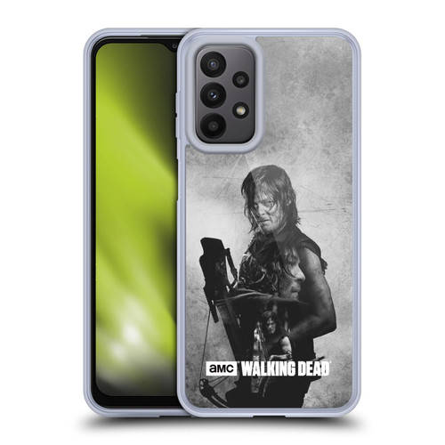 AMC The Walking Dead Double Exposure Daryl Soft Gel Case for Samsung Galaxy A23 / 5G (2022)