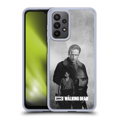 AMC The Walking Dead Double Exposure Rick Soft Gel Case for Samsung Galaxy A23 / 5G (2022)
