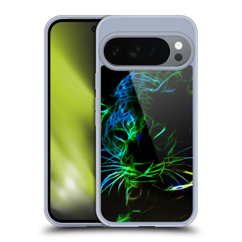 Simone Gatterwe Animals Neon Leopard Soft Gel Case for Google Pixel 10