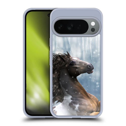 Simone Gatterwe Horses In The Snow Soft Gel Case for Google Pixel 10