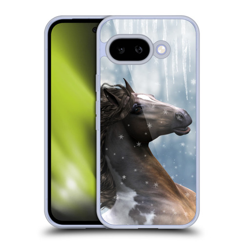 Simone Gatterwe Horses In The Snow Soft Gel Case for Google Pixel 9A