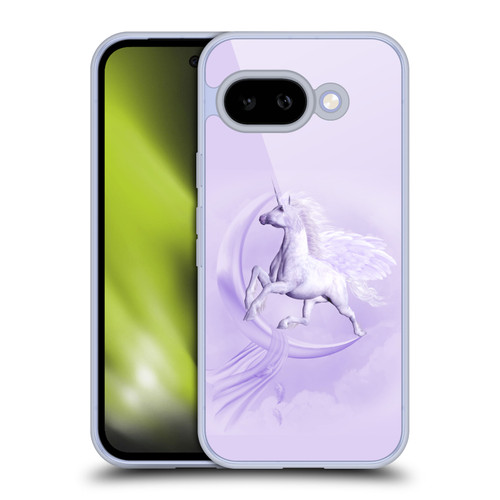 Simone Gatterwe Pegasus And Unicorns Pegasus In Moon Soft Gel Case for Google Pixel 9A