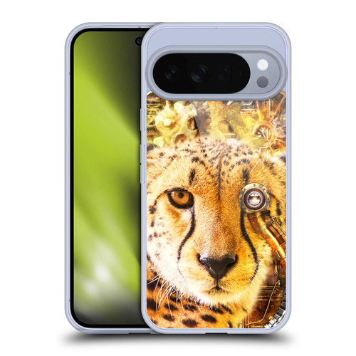 Simone Gatterwe Steampunk Cheetah Soft Gel Case for Google Pixel 10 Pro XL