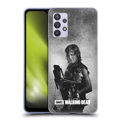 AMC The Walking Dead Double Exposure Daryl Soft Gel Case for Samsung Galaxy A32 5G / M32 5G (2021)