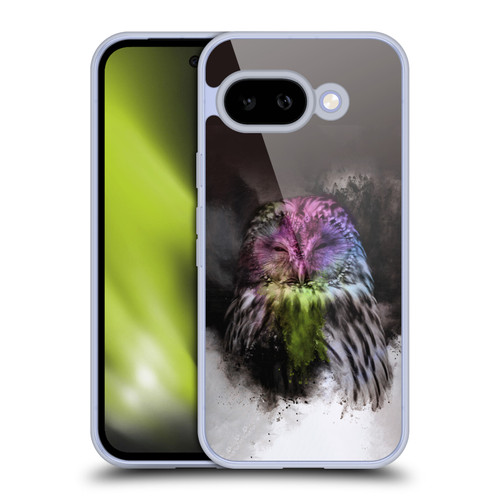 Simone Gatterwe Vintage And Steampunk Mr. Owl Soft Gel Case for Google Pixel 9A