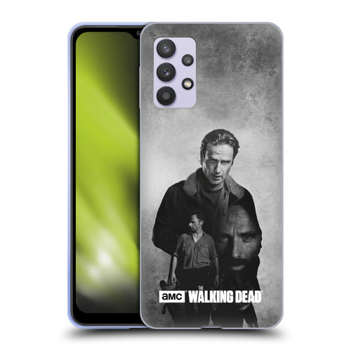 AMC The Walking Dead Double Exposure Rick Soft Gel Case for Samsung Galaxy A32 5G / M32 5G (2021)