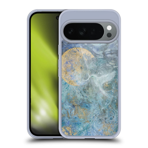 Stephanie Law Birds Silvers Of The Moon Soft Gel Case for Google Pixel 10