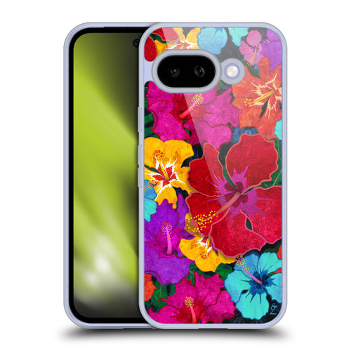 Suzan Lind Colours & Patterns Tropical Hibiscus Soft Gel Case for Google Pixel 9A