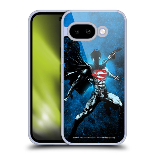 Superman DC Comics 80th Anniversary Splatter Soft Gel Case for Google Pixel 9A