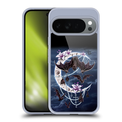 Sarah Richter Animals Gothic Bats & Crescent Moon Soft Gel Case for Google Pixel 10