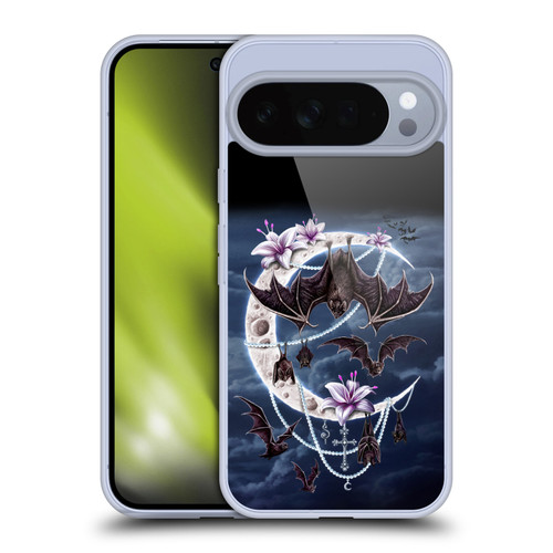 Sarah Richter Animals Gothic Bats & Crescent Moon Soft Gel Case for Google Pixel 10 Pro XL