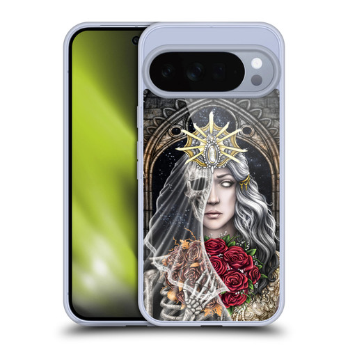 Sarah Richter Gothic Bride Half Skeleton With Roses Soft Gel Case for Google Pixel 10 Pro XL
