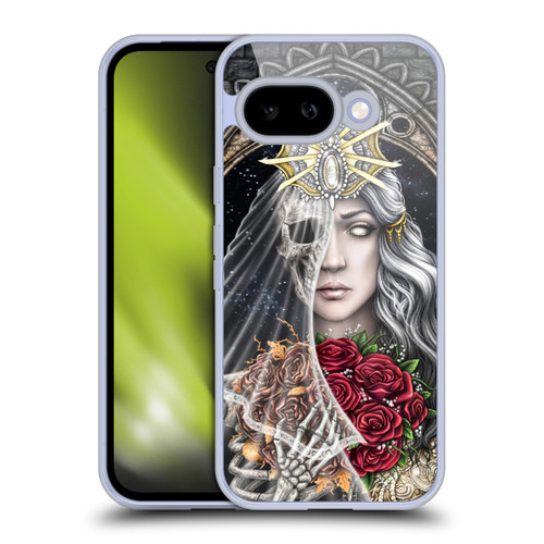 Sarah Richter Gothic Bride Half Skeleton With Roses Soft Gel Case for Google Pixel 9A