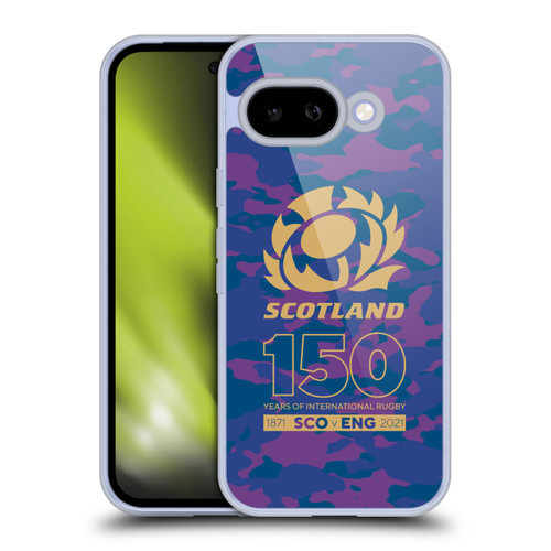 Scotland Rugby 150th Anniversary Camouflage Soft Gel Case for Google Pixel 9A
