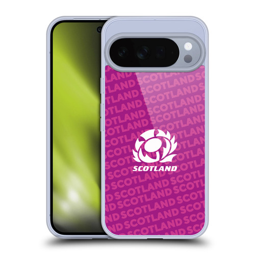 Scotland Rugby Graphics Logo Purple Soft Gel Case for Google Pixel 10 Pro XL