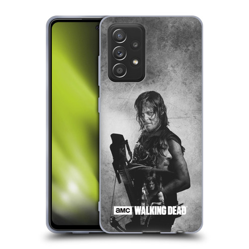 AMC The Walking Dead Double Exposure Daryl Soft Gel Case for Samsung Galaxy A52 / A52s / 5G (2021)