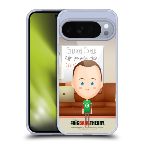 The Big Bang Theory Character Art Sheldon Soft Gel Case for Google Pixel 10 Pro XL