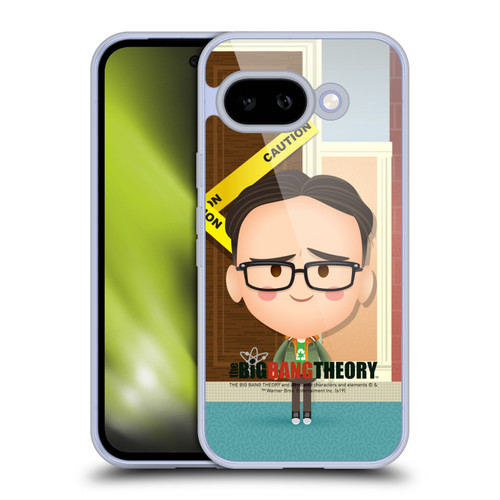 The Big Bang Theory Character Art Leonard Soft Gel Case for Google Pixel 9A