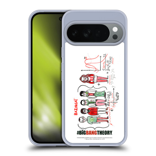 The Big Bang Theory Graphics Arts 2 Doodle Group Soft Gel Case for Google Pixel 10