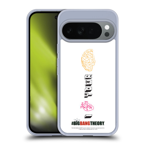 The Big Bang Theory Graphics Arts 2 Heart And Brain Soft Gel Case for Google Pixel 10