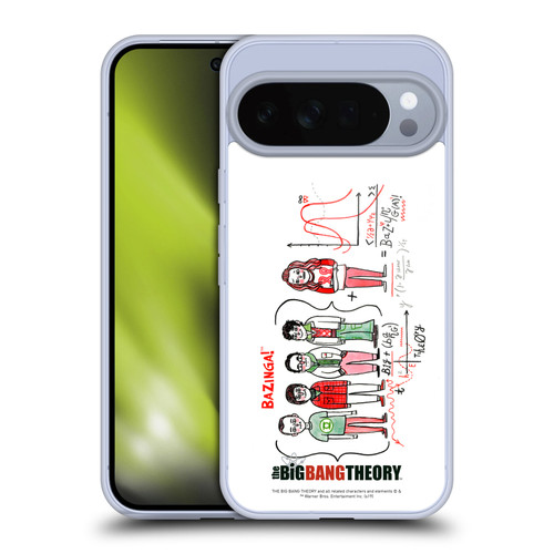 The Big Bang Theory Graphics Arts 2 Doodle Group Soft Gel Case for Google Pixel 10 Pro XL