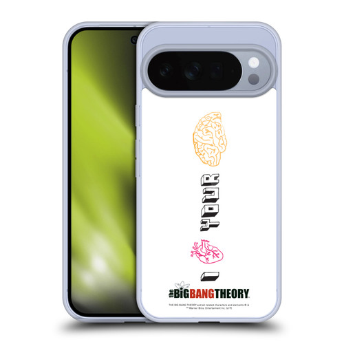 The Big Bang Theory Graphics Arts 2 Heart And Brain Soft Gel Case for Google Pixel 10 Pro XL
