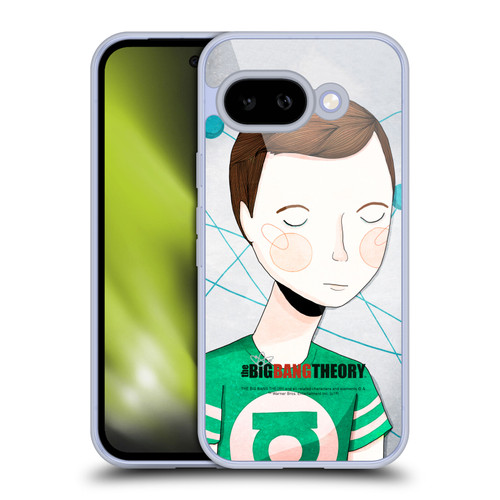 The Big Bang Theory Graphics Arts 2 Doodle Sheldon Soft Gel Case for Google Pixel 9A