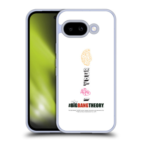 The Big Bang Theory Graphics Arts 2 Heart And Brain Soft Gel Case for Google Pixel 9A