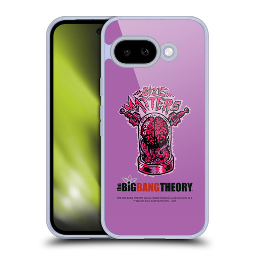 The Big Bang Theory Graphic Arts Size Matters Soft Gel Case for Google Pixel 9A