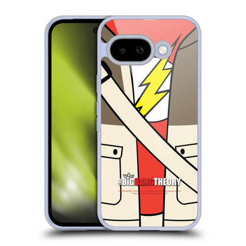 The Big Bang Theory Iconic Shirts Sheldon Soft Gel Case for Google Pixel 9A