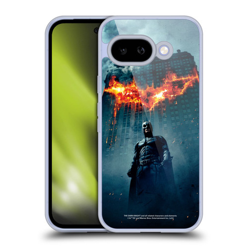 The Dark Knight Key Art Batman Poster Soft Gel Case for Google Pixel 9A