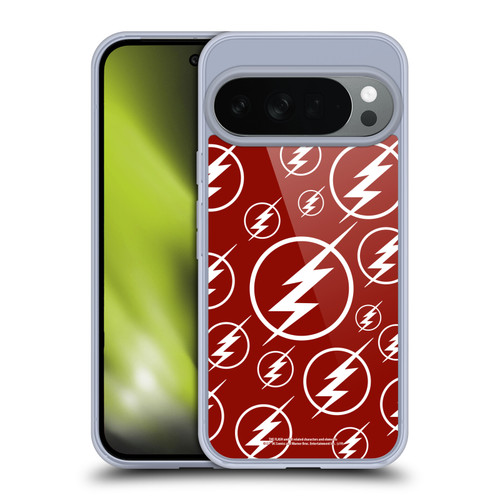 The Flash TV Series Logos Pattern Soft Gel Case for Google Pixel 10