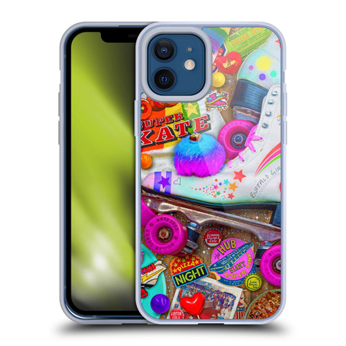 Aimee Stewart Colourful Sweets Skate Night Soft Gel Case for Apple iPhone 12 / iPhone 12 Pro