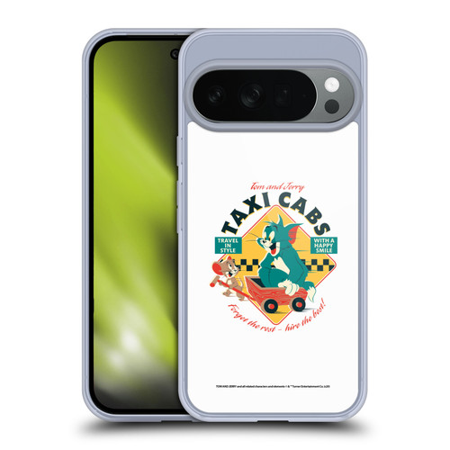 Tom and Jerry Retro Taxi Cabs Soft Gel Case for Google Pixel 10