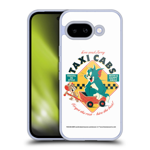 Tom and Jerry Retro Taxi Cabs Soft Gel Case for Google Pixel 9A