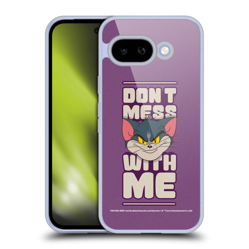 Tom and Jerry Typography Art Don't Mess With Me Soft Gel Case for Google Pixel 9A