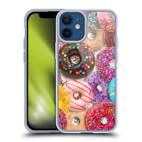 Aimee Stewart Colourful Sweets Donut Noms Soft Gel Case for Apple iPhone 12 Mini