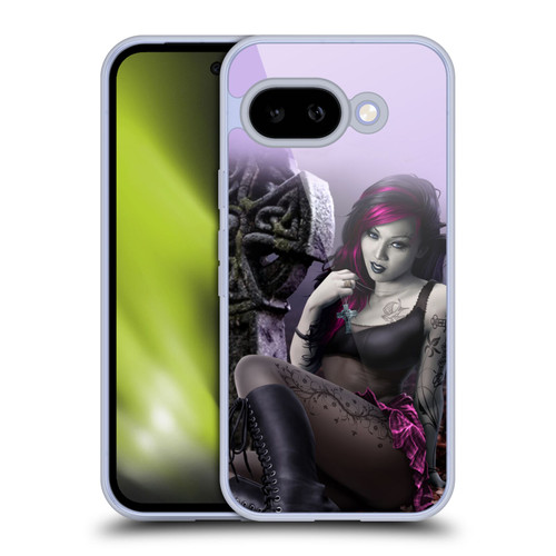 Tom Wood Fantasy Goth Girl Vampire Soft Gel Case for Google Pixel 9A