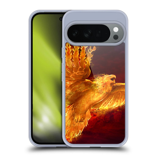 Tom Wood Fire Creatures Phoenix Soft Gel Case for Google Pixel 10