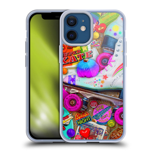Aimee Stewart Colourful Sweets Skate Night Soft Gel Case for Apple iPhone 12 Mini