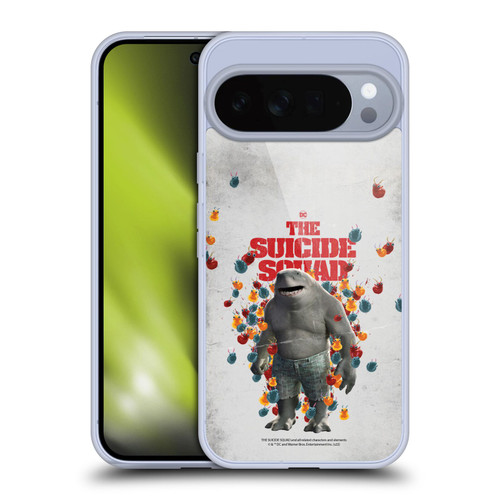 The Suicide Squad 2021 Character Poster King Shark Soft Gel Case for Google Pixel 10 Pro XL