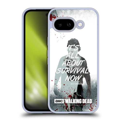 AMC The Walking Dead Quotes Rick Survival Soft Gel Case for Google Pixel 9A