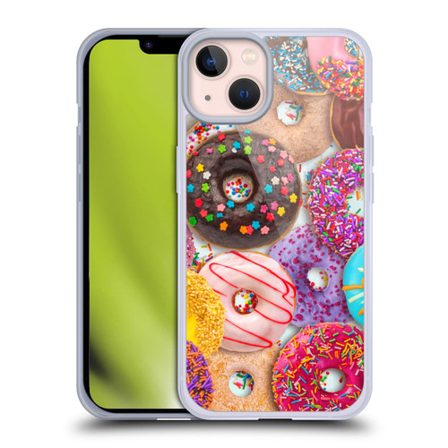 Aimee Stewart Colourful Sweets Donut Noms Soft Gel Case for Apple iPhone 13